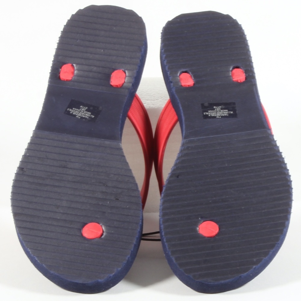 Tommy Hilfiger Rose Flip Flops Thong Sandals NEW - Picture 6 of 7
